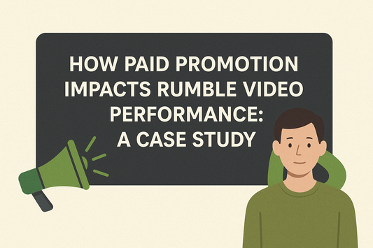 How Paid Promotion Impacts Rumble Video Performance: A Case Study