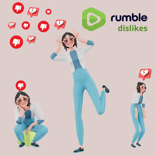 Rumble dislikes engagement graphic