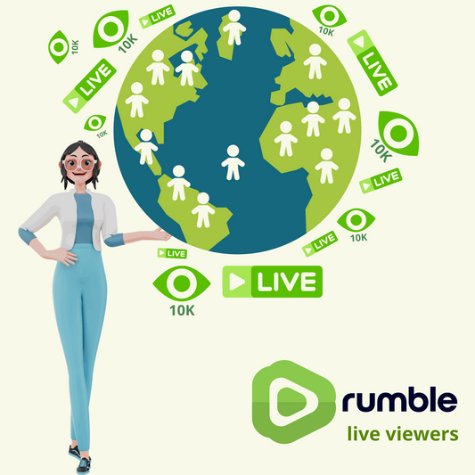 Rumble live viewers graphic