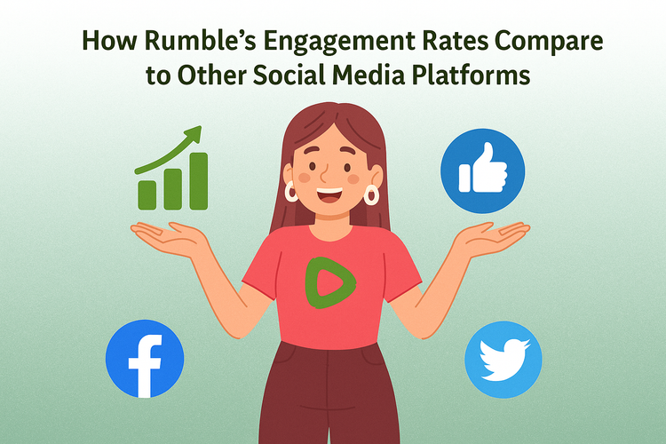 How Rumble’s Engagement Rates Compare to YouTube, TikTok, Facebook, X ...