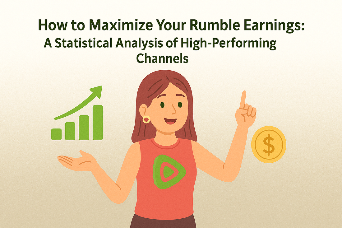 How to Maximize Your Rumble Earnings: A Statistical Analysis of High-Performing Channels