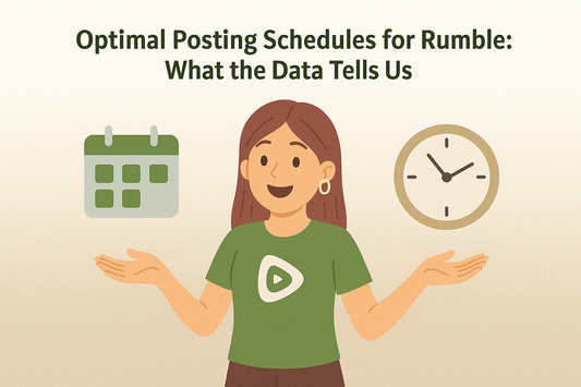 Optimal Posting Schedules for Rumble: What the Data Tells Us