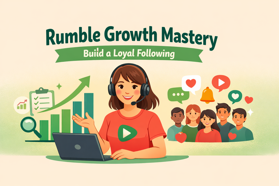 Rumble Growth Mastery: Proven System for Building a Loyal Following