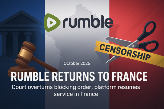Rumble Returns to France After Court Victory Over Content Censorship