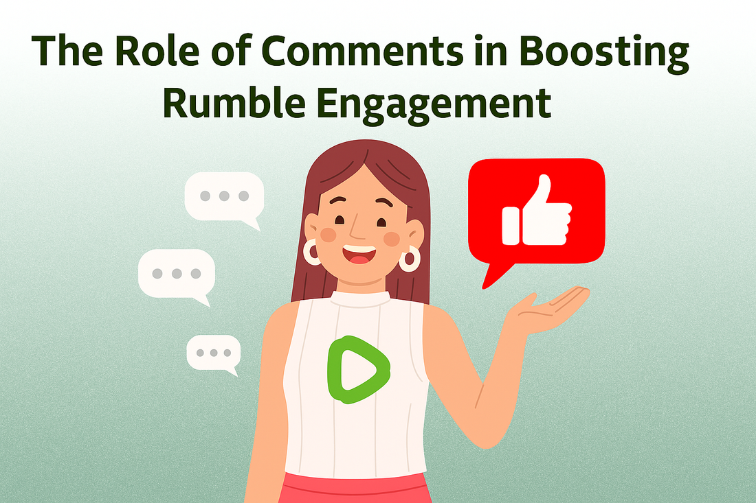 The Role of Comments in Boosting Rumble Engagement: A Psychological and Data Perspective